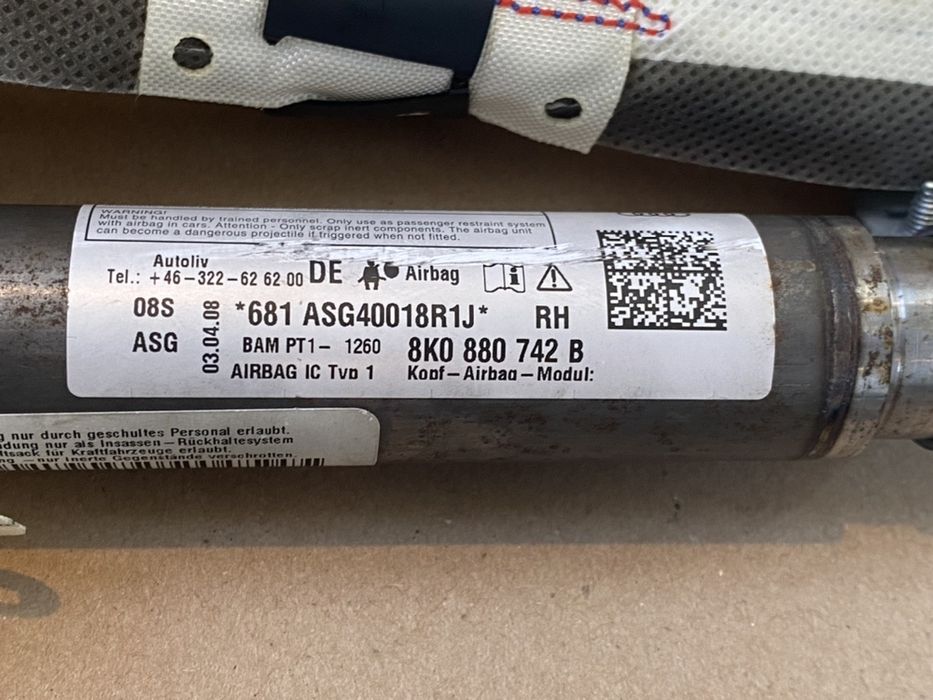 Kit airbag / Centuri / Pasager / Sofer / Cortine Audi A4 B8