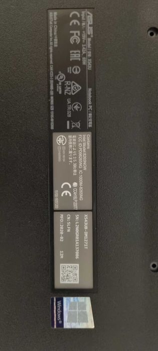 Ноутбук Asus core i7-8550u