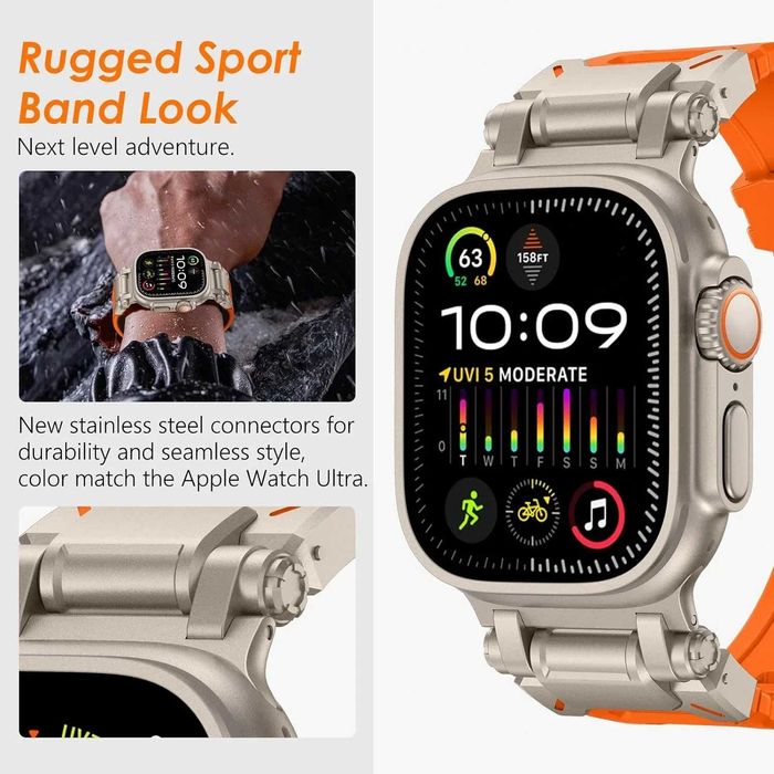 Curea silicon Apple Watch 11 10 9 8 7 6 5 42mm 44mm 45mm Ultra 49mm