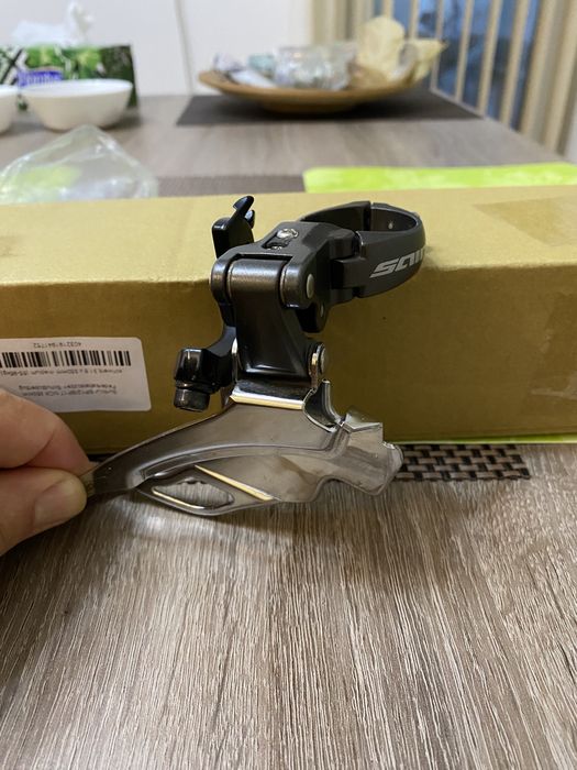 Shimano SAINT преден дерайльор/ EASTON колче за седалка