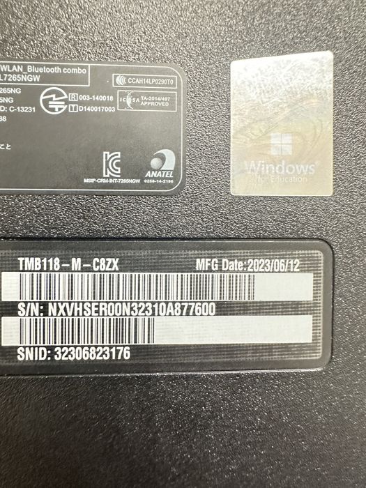 Мини ноутбук Acer