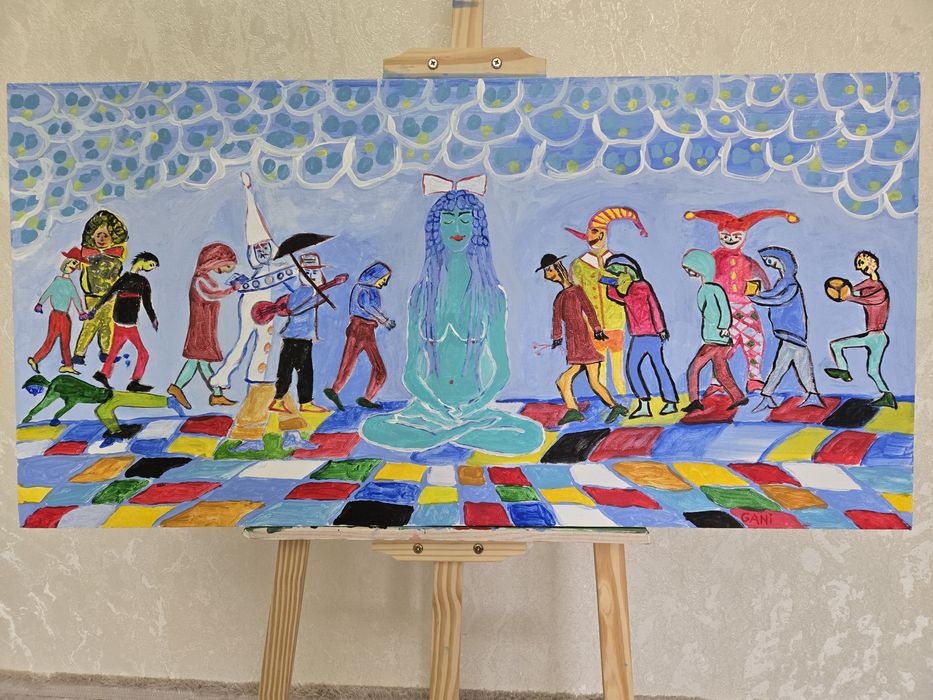 Мальвина. Авторская картина, 30000т.Кызылорда