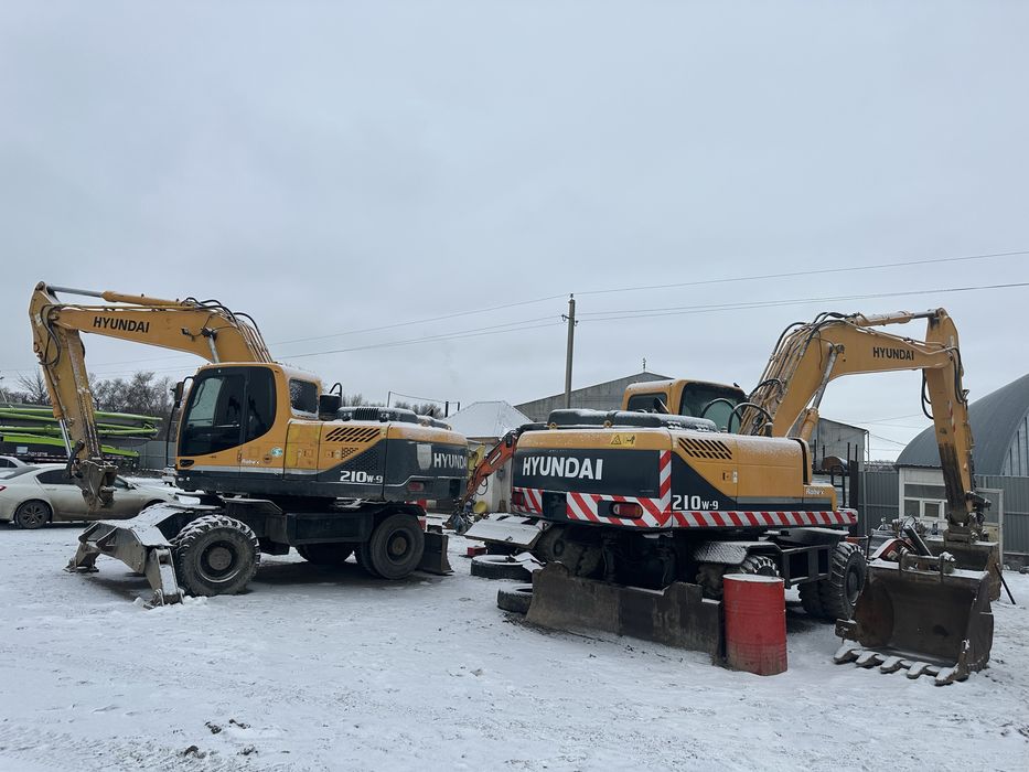 Эксковатор колесный HYUNDAI 140 и 210