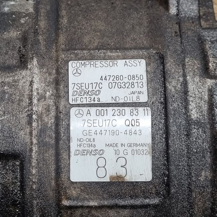 Compresor clima Mercedes ML W164 3.0 D 2005 - 2008 190CP OM 642.940 (1446) Diesel A0012308311 Garantie