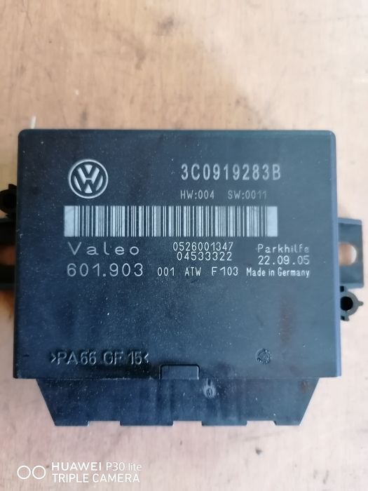 Modul senzori parcare vw passat b6, 3C0919283B