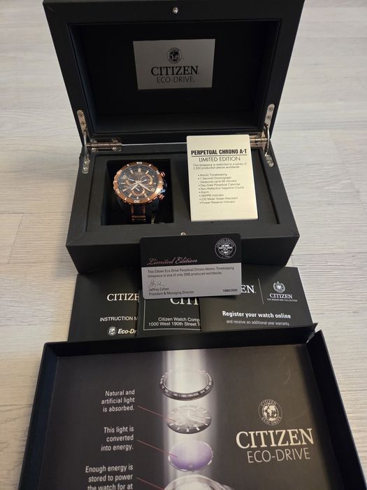 Ceas Citizen ECO-DRIVE model AT4028-03 Limited edition 1990/2500