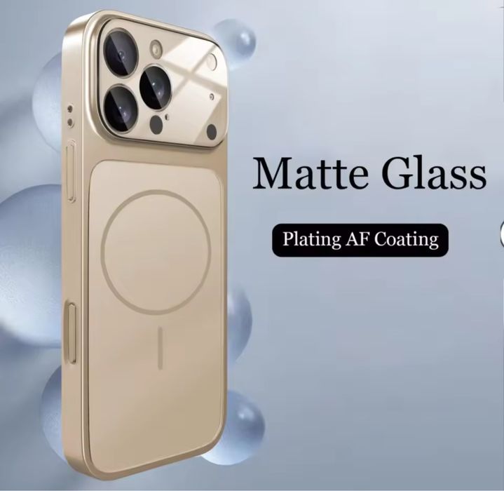 Iphone 13/14/15/16/17 PRO MAX AIR Husa Magsafe Matte Glass