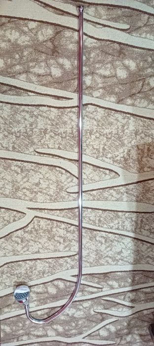 Душ нов сив метален