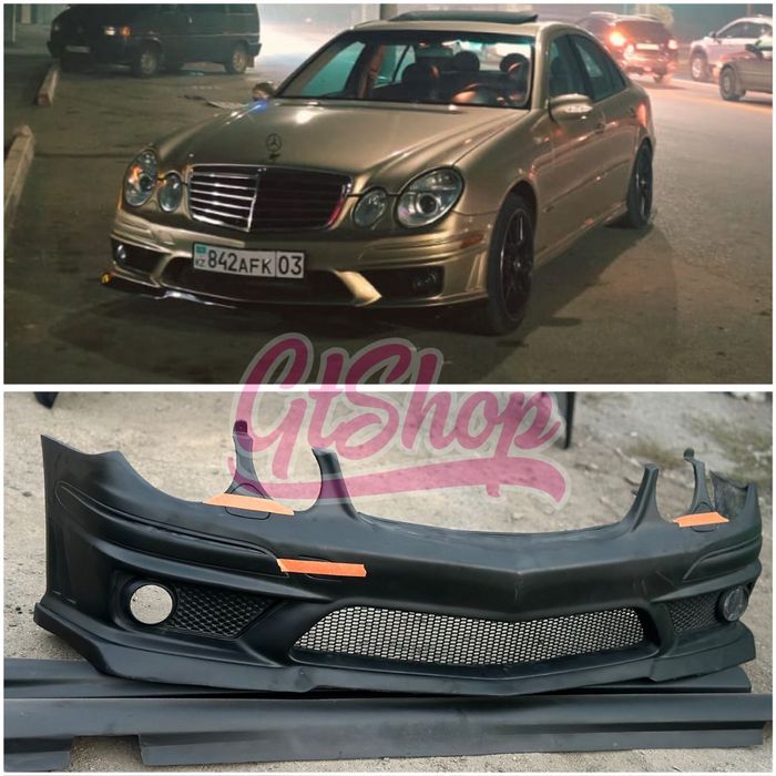 Бампер мерседес W211 пороги мерседес W211