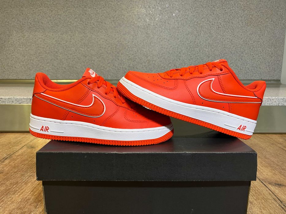 ОРИГИНАЛНИ *** Nike Air Force 1 GS Picant Red/White