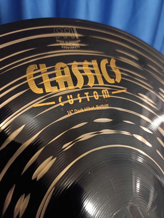 Meinl Classic Custom Dark 14" Hi-hat фус чинел