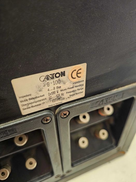 Subwoofer Canton B 100 4-8ohm 180W Germany