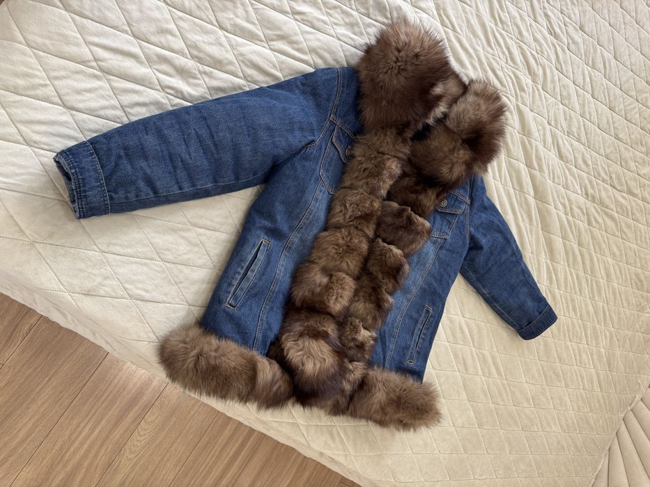 Продам джинсовую парку