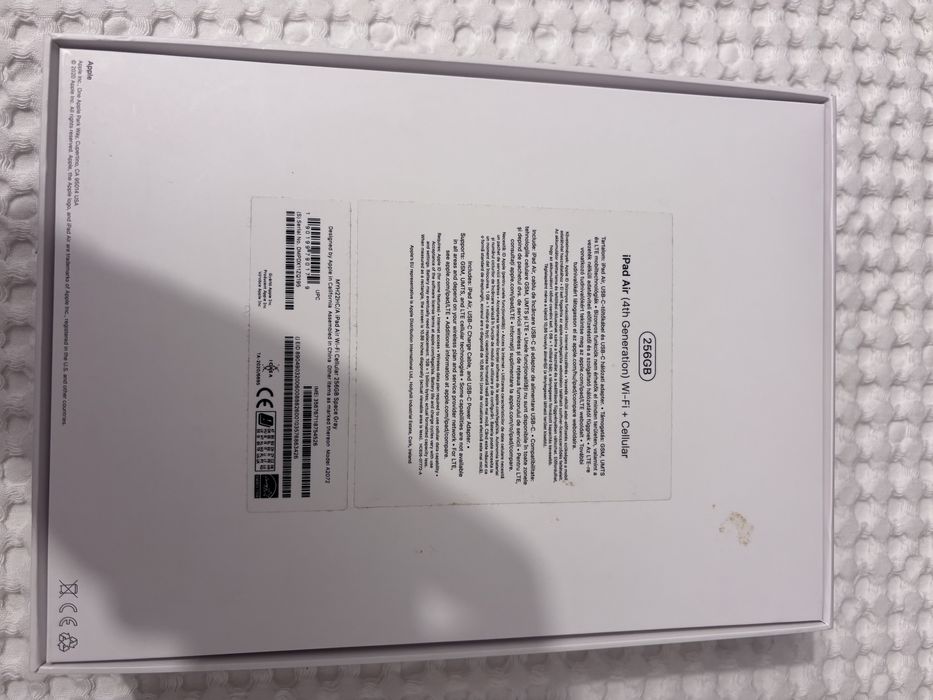 Ipad Air 4th Generation 256 GB Cellular
