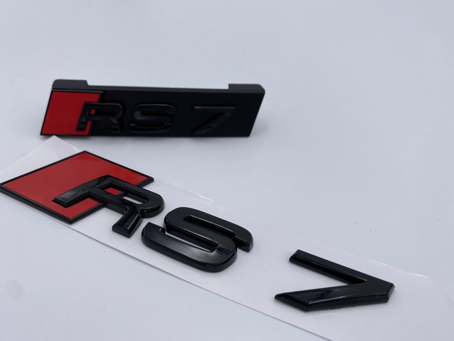 Set embleme Audi RS 7 negru
