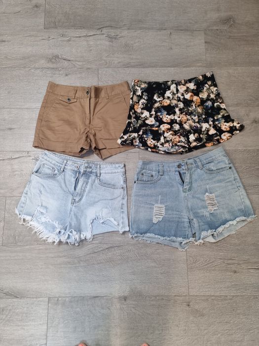 Lot pantaloni scurti zara si alte branduri