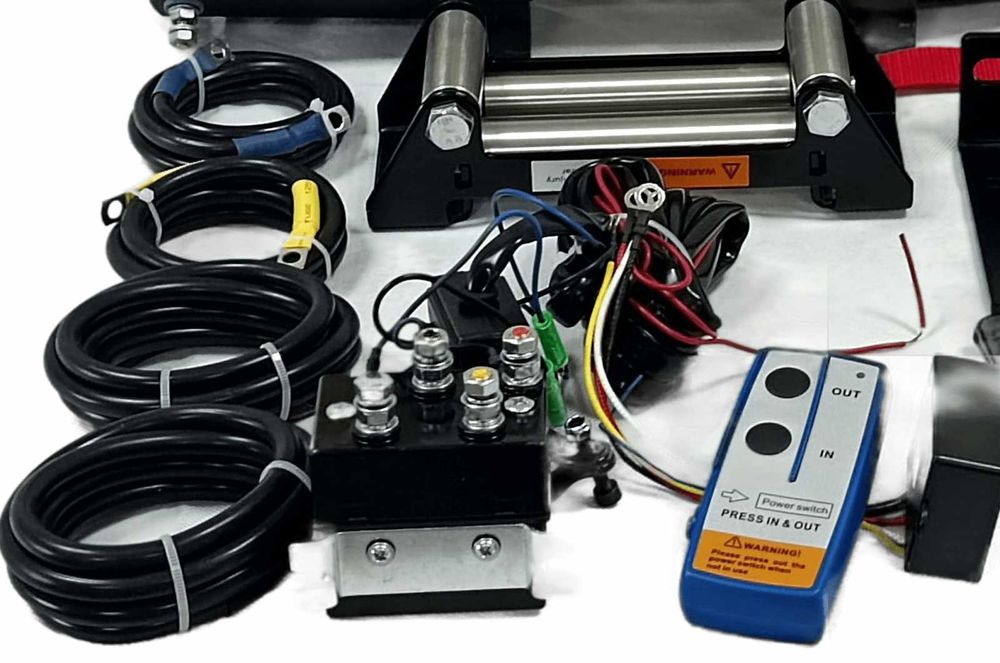 Лебедка 6000 либри, 2721 kg, 12V , електрическа - 2 години гаранция