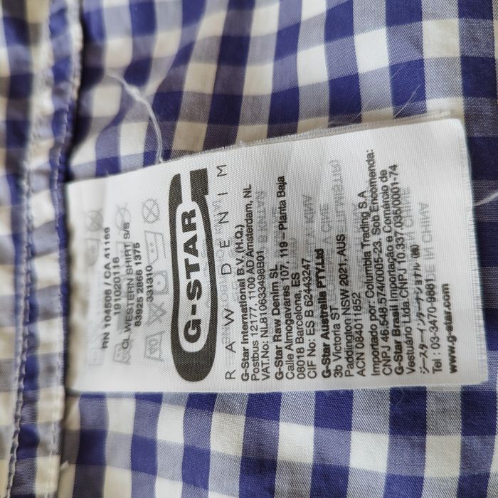 Риза G - STAR с къс ръкав