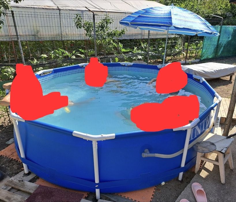Piscina supraterana + accesorii pompa recirculare skimmer dispenser