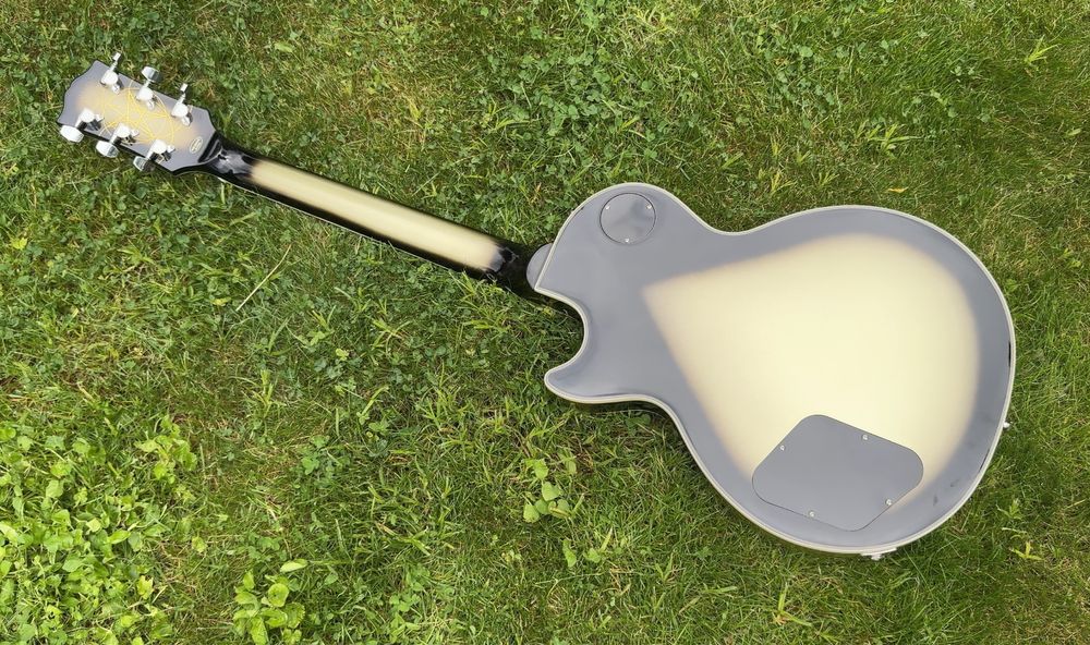 2024 Epiphone Adam Jones 1979 Les Paul Custom Antique Silverburst