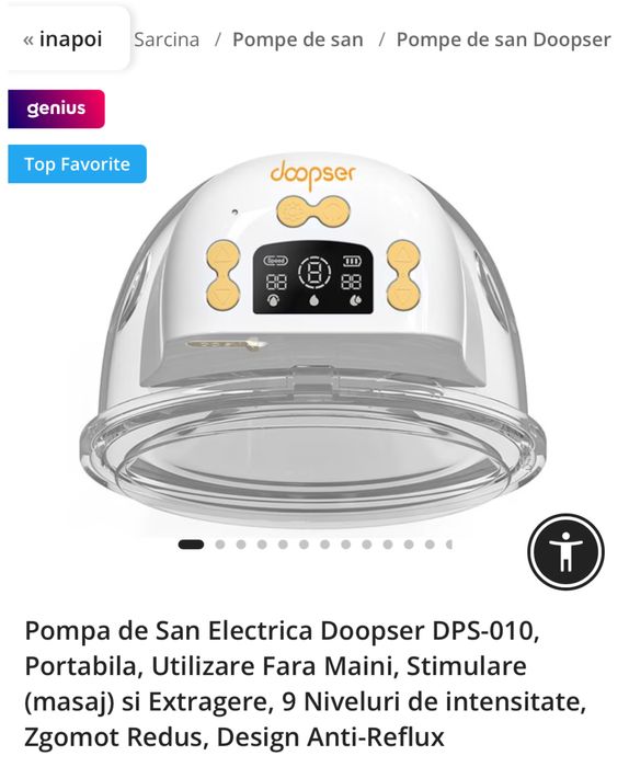 Pompă de sân electrică sigilată