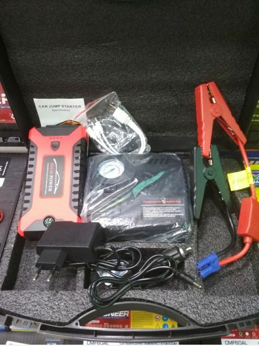 Пусковое устройство, Повербанк, PowerBank, Jump Starter, Бустер,Pover