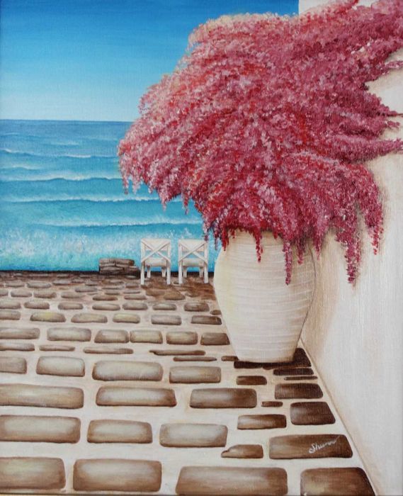 Картина. О.Миконос