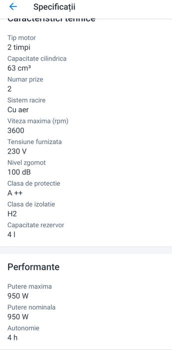 Vând generator curent