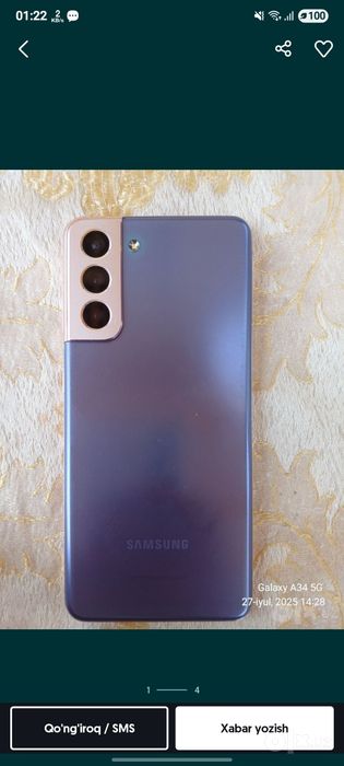 Samsung S21 5G telefon 256GB