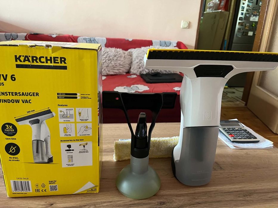 Акумукарорна стъклочистачка Karcher WV 6  Plus