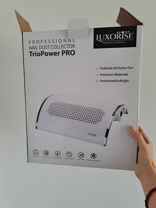 Aspirator Praf Unghii Profesional 3 motoare TrioPower PRO - LUXORISE,