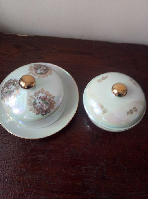 чайный сервиз Мадонна на 12 персон 70х годов 20 века (ГДР)