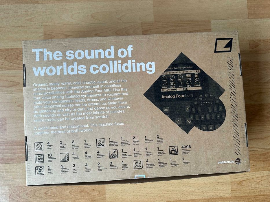 Синтезатор Elektron Analog Four MKII Black