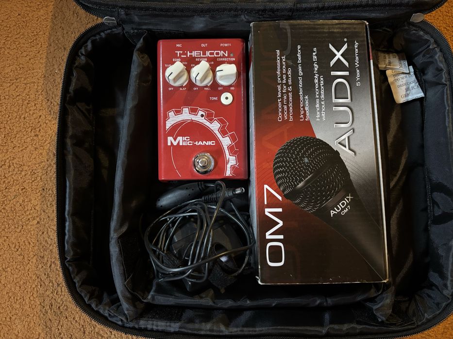 mic mechanic2 audix om7 soft case (set budle)