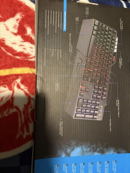 Геймърска клавиатура fury Skyraider