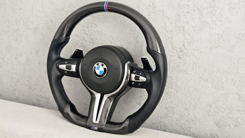 Volan Tesit Carbon Forjat  Bmw  F10 F11 F07  F01  Gama F