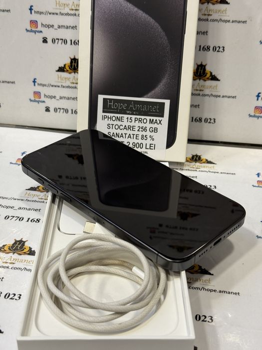 Hope Amanet P7 Iphone 15 Pro Max 256 Gb