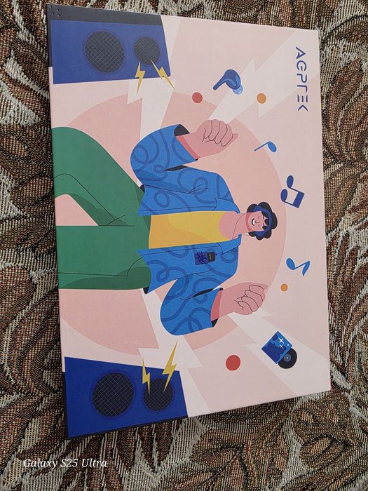 AGPTEK 64GB MP3 плейър Bluetooth 5.3 с 2.4-инчов TFT цветен екран, HiF