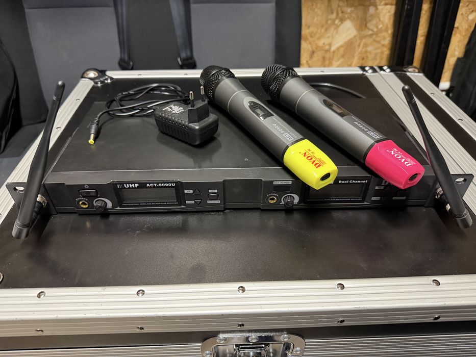Set profesional microfon wireless Dvon Act 9090U, schimb Shure BLX/GLX
