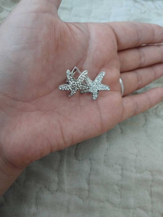 Серебро серьги Kumush zirak sirg'alar