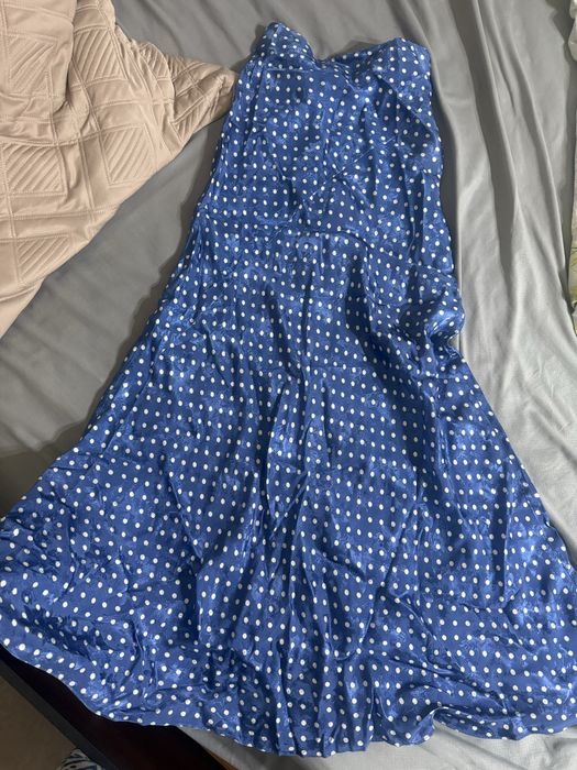 Юбка в горошек фасон рыбка