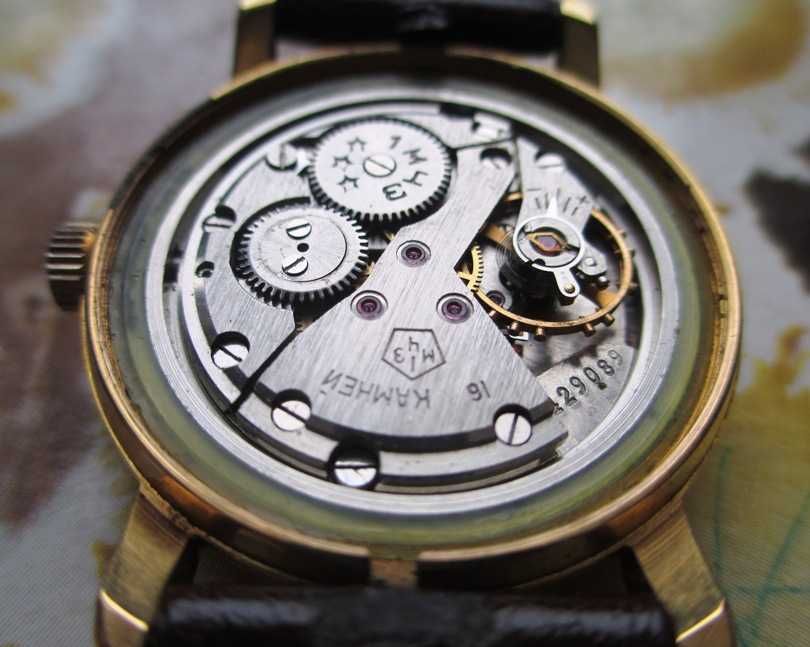 Ceas Poljot placat aur 26 microni mecanism 2409 foarte bine