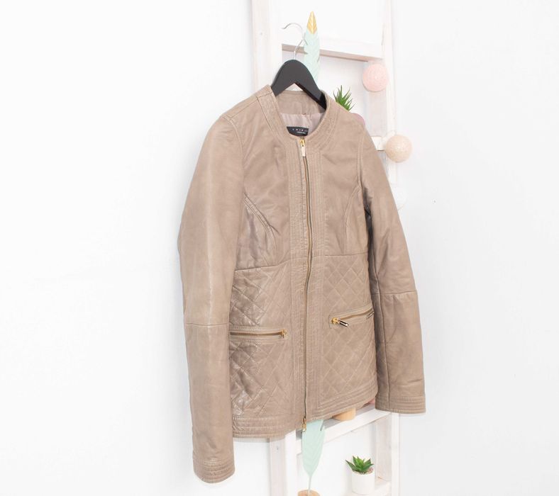 TWINSET Simona Barbieri дамско яке естествена кожа капитонирано S