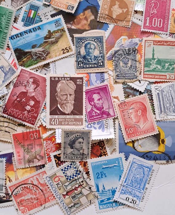 Лот различни пощенски марки над 150 бр., от началото на 20 век