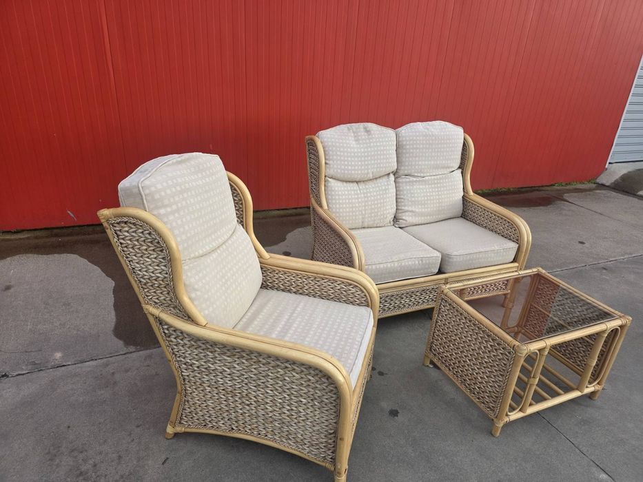 Продавам ратанов комплект за градина / тераса