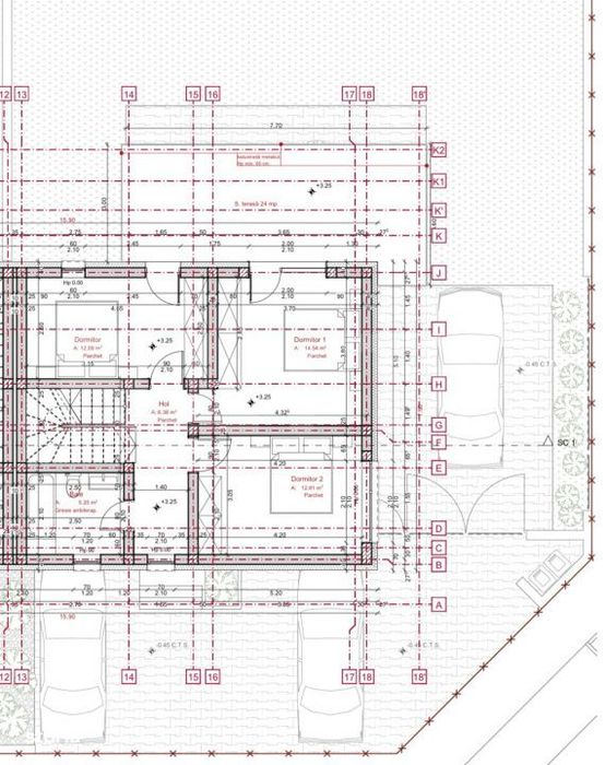 Casa insiruita moderna, eficienta energetica A+, 140 mp utili, teren 3