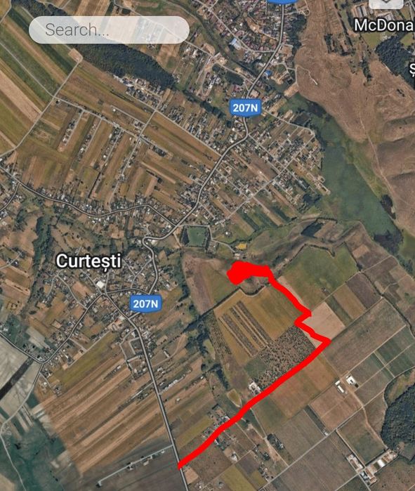 Teren pasune linga livada Curtesti