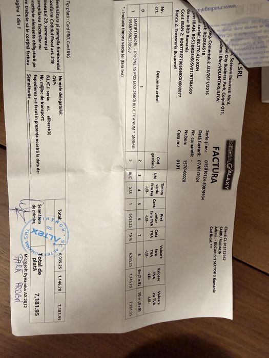 Iphone 15 pro max 256