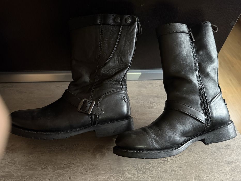 Ghete piele Harley Davidson