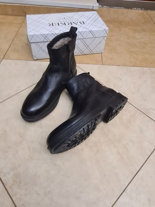 Сапоги кожаные натмех 40р